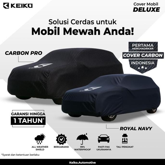 Promo Cover Sarung Tutup 3 Layer Deluxe Platinum Carbon Navy Untuk Body Mobil Avanza Xenia  Xpander 