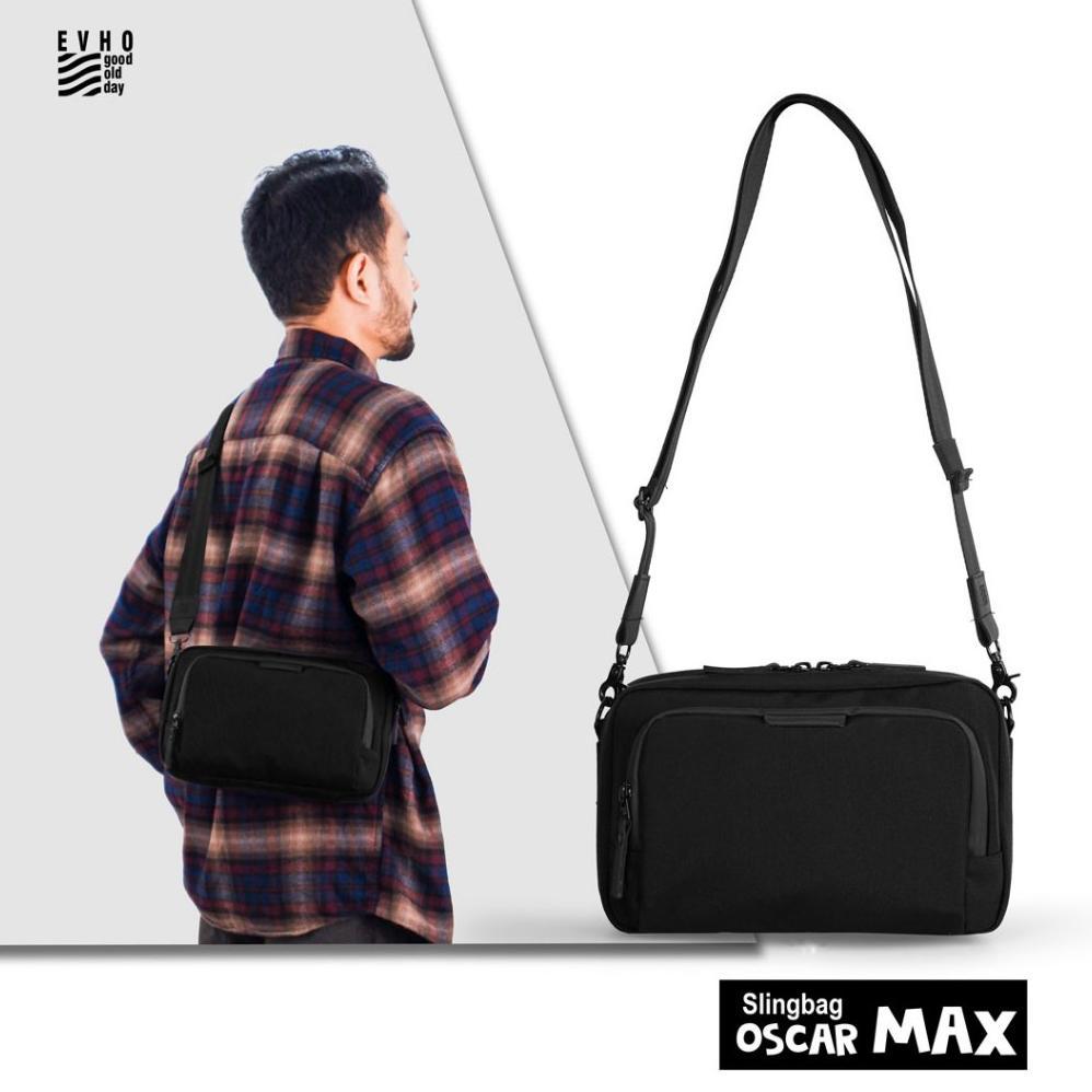 Evho - Oscar MAX Slingbag I Tas Selempang Organizer Pria Wanita I Slingbag Muat iPad - Tab 8inch