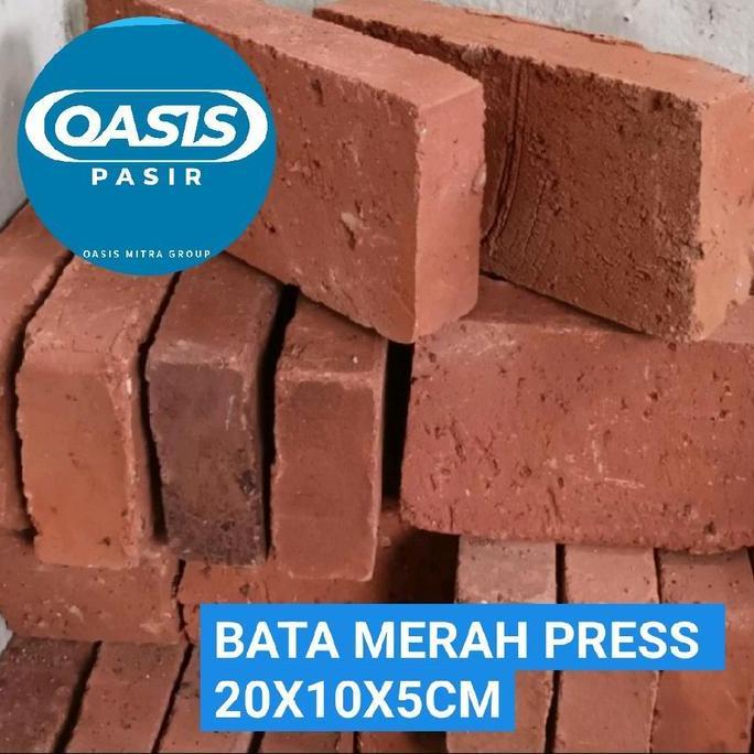 Batu Bata Merah Press Jumbo 20x10x5cm 1 DO Truk Bogor