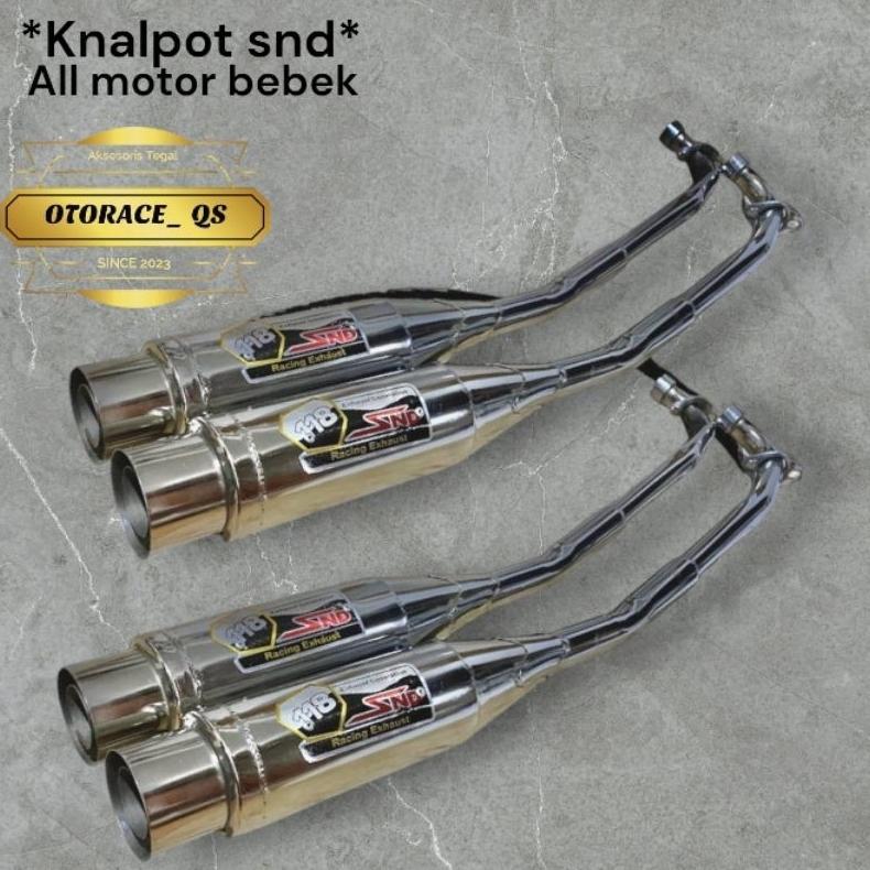 Trending Knalpot Racing Snd Universal Motor Bebek Supra,Grand,Revo,Karisma,Blade,Jupiter,Vega,Shogun