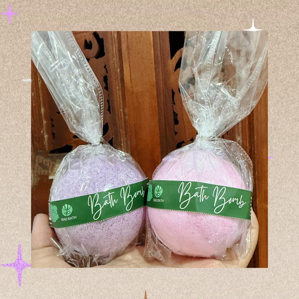 New Deals Balibath Bath Bomb Busa Bubble Bath Bomb Mandi Busa Berendam Relaksasi Besar Diameter 6Cm 