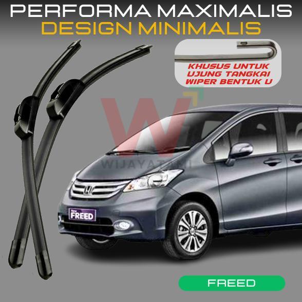 Mega Wiper Depan Honda Freed Frameless Set Bersih Wiper Freed Depan Wiper Freed 2012 Wiper Freed 200