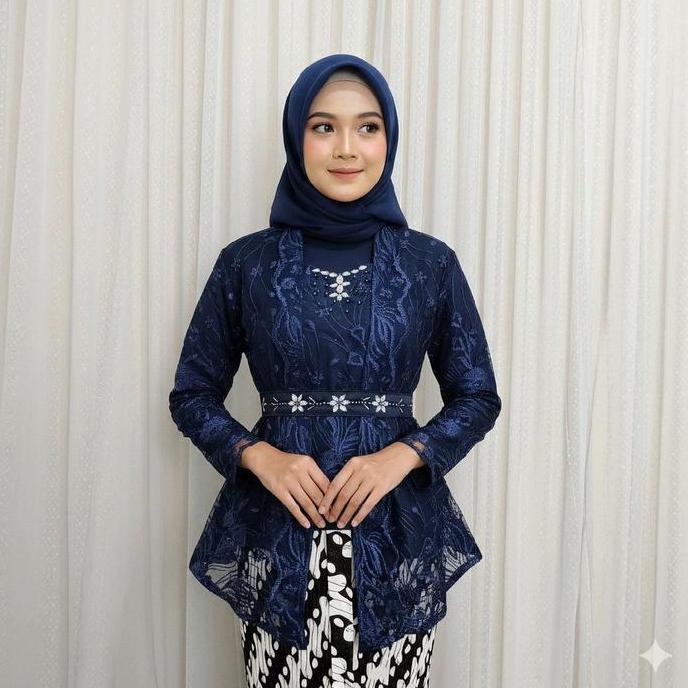 Kebaya Sherina kutu baru modern FREE BELT PAYET