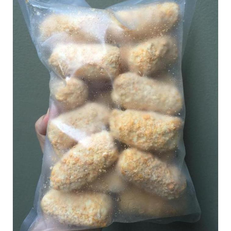 Milky- Frozen Potato Kentang Kroket Croquette Isi Keju Mozarella Mozzarella