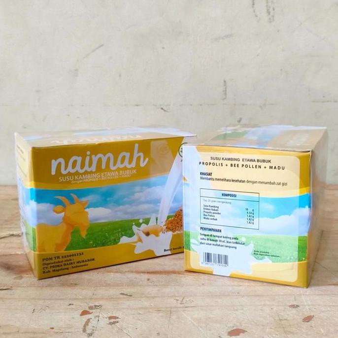 Mow- Susu Kambing Eta Naima Bubuk Plus Propolis Bee Pollen