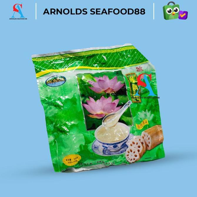 Mow- Monsta Akar Bubuk Teratai / Tepung Yanbao Lotus Root Powder 10 Sachet