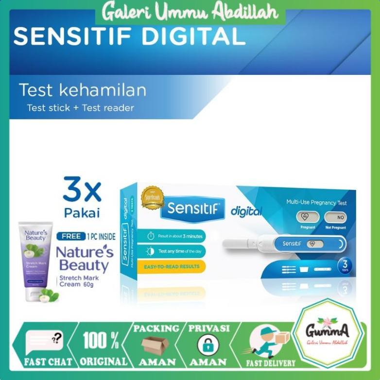 Sensitif Digital Pregnancy Test Multiuse Alat Tes Kehamilan Digital - Test Pack Digital