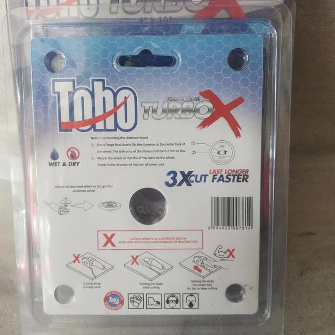 Tools- Mata Pisau Potong Granit Kramik Turbo X Toho