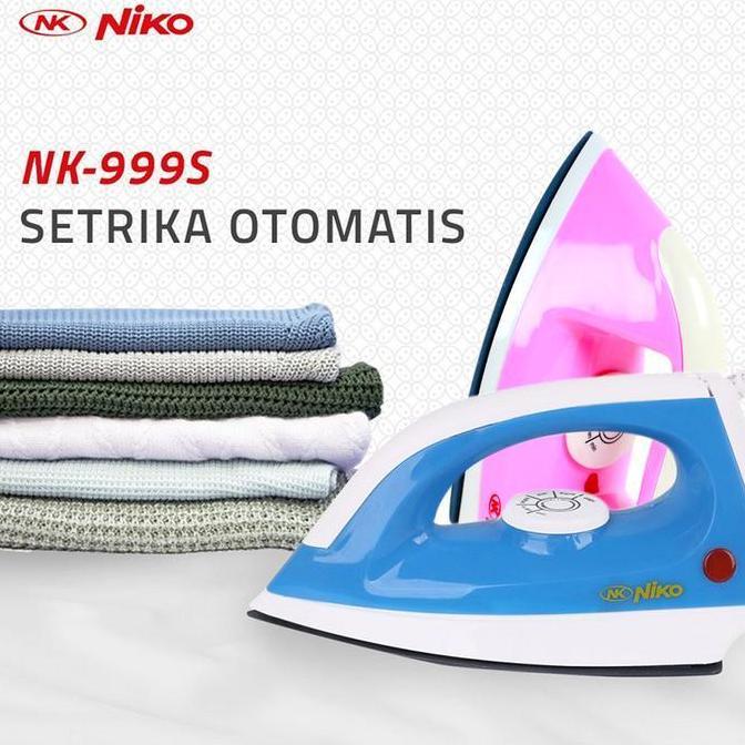 SETRIKA BAJU NIKO NK-999S GOSOKAN BAJU SETRIKA LISTRIK KERING SETRIKA PAKAIAN SETRIKA DISKON