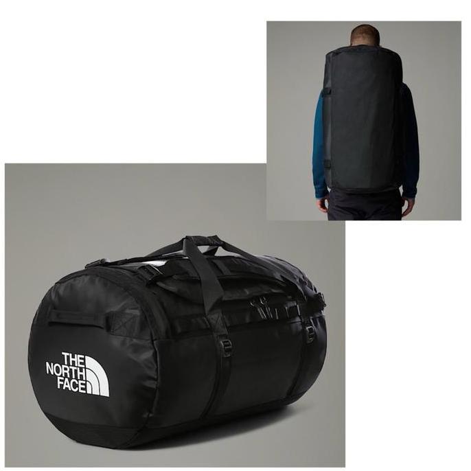 Tas Ransel The North Face Base Camp Duffel 95L - Large Bag Backpack Travel Besar TNF Black Original 