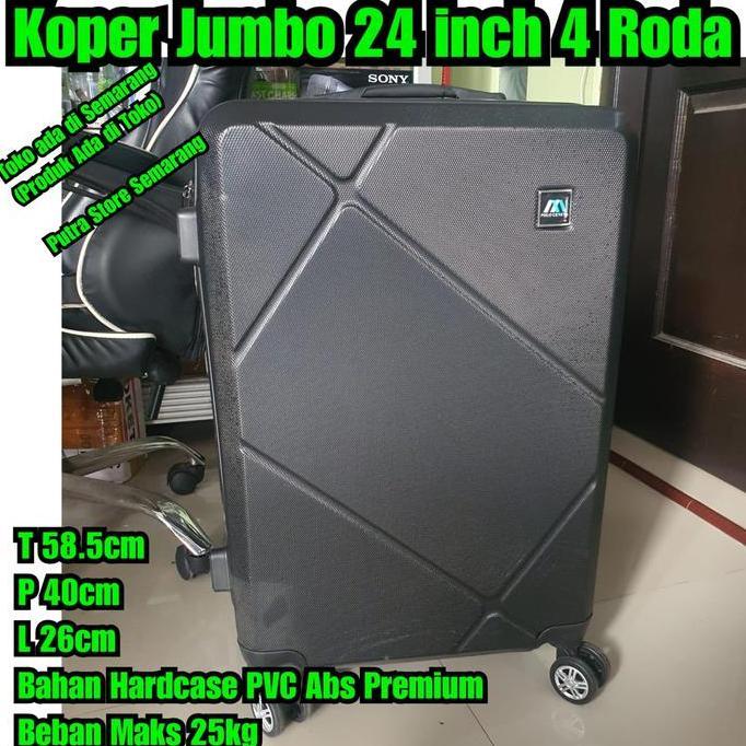 Khusus Instant Koper 24 inch Koper Jumbo Koper Ukuran besar Koper roda 4 koper baju besar