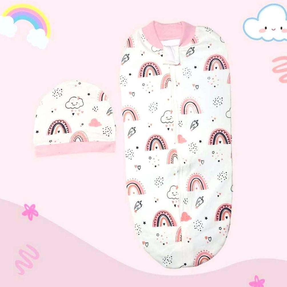 best deals bedong instan set topi/bedong topi/bedong instan bayi newborn