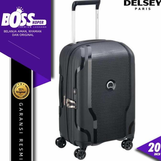 Koper Kabin DELSEY Hardcase 20 Inch Ringan/Enteng + Expand Original
