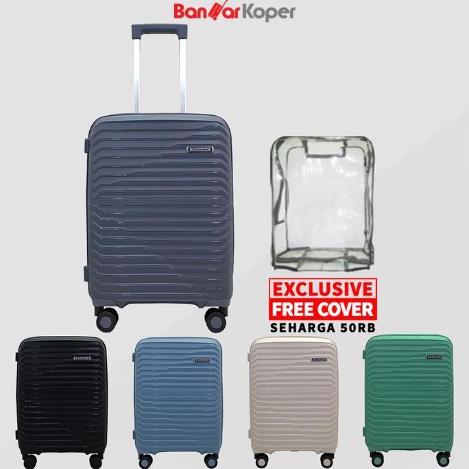 President 1920 Original Koper 24 Inch Hardcase PP Anti Pecah Kunci TSA Expandable