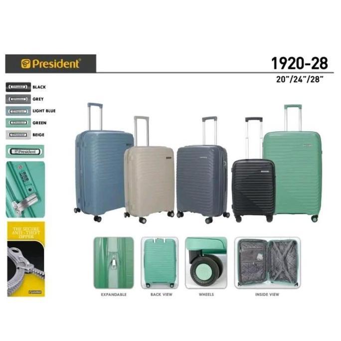 PRESIDENT Koper President 1918 1920 TSA, EXPANDING tidak mudah pecah ORIGINAL 20/24 inch