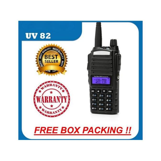 SUPER DEAL - BISA COD HT Bao Feng UV82 Walkie Talkie Walky Talky HT Radio UV82 Jarak Jauh 20km Walki