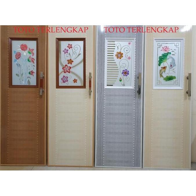 Terlaris Pintu Kamar Mandi/Pintu Pvc /Pintu Kamar Mandi Kaca