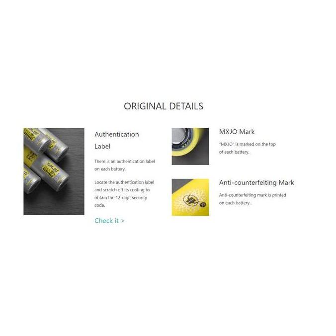 Miao- Mxjo Kuning Imr 18650 3000Mah 35A 3.7V Type 2