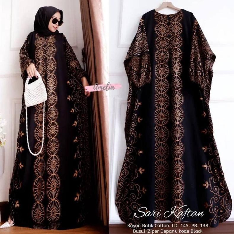 PROMO TERBARU KAFTAN RAYON PREMIUM Kaftan evita claudya Riyana -kaftan Viral -Wanita - Claudya Kafta