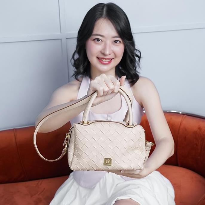 Tas Wanita Les Catino Lcn-Norah Braided Satchel