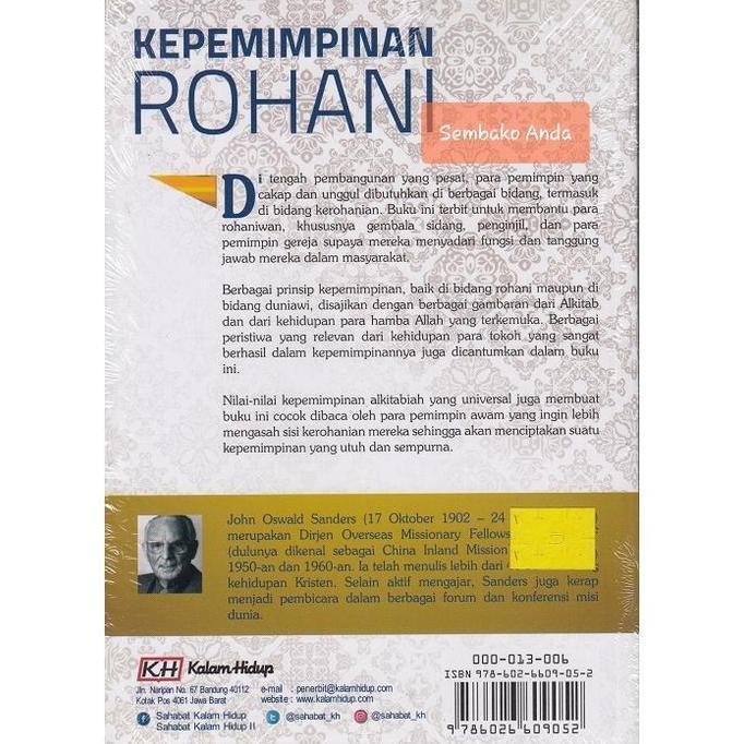Kepemimpinan Rohani. J. Oswald Sanders.