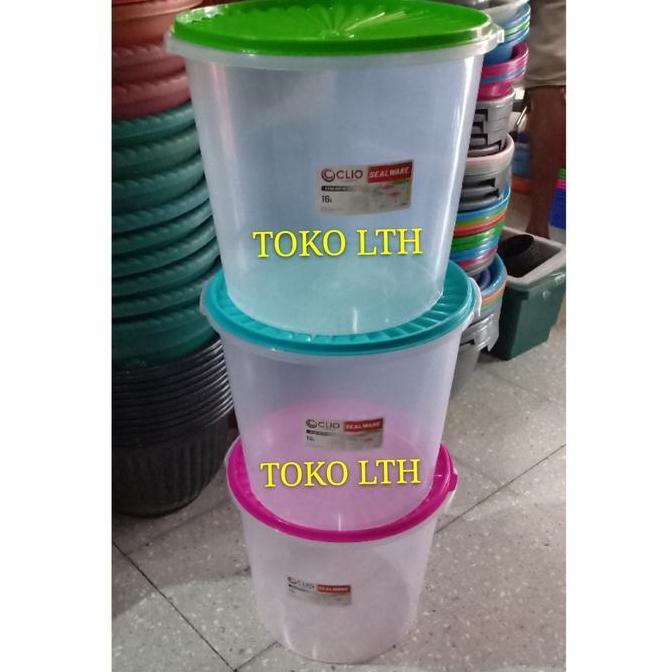 Whatnew- Toples Plastik 16 Liter / Sealre Jumbo Keler Peyek Kue Kerupuk