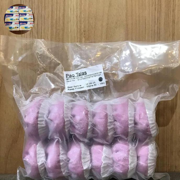 Dimsum bakpao isi talas / pao dimsum isi talas / dimsum frozen