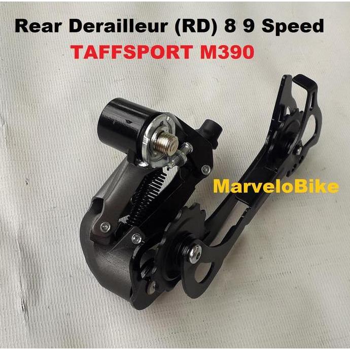 RD Rear derailleur Sepeda 8 9 Speed Long Arm Merk TAFFSPORT M390