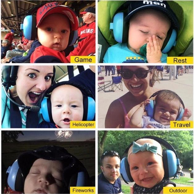 big sale nozu baby earmuff /penutup telinga bayi anti bising/earmuff anak/ear muff bayi/ear muff red