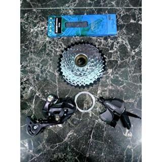 Groupset grupset Shimano Altus Acera M370 M390 TY300 TX35 7 8 9 Speed Ulir Freewheel