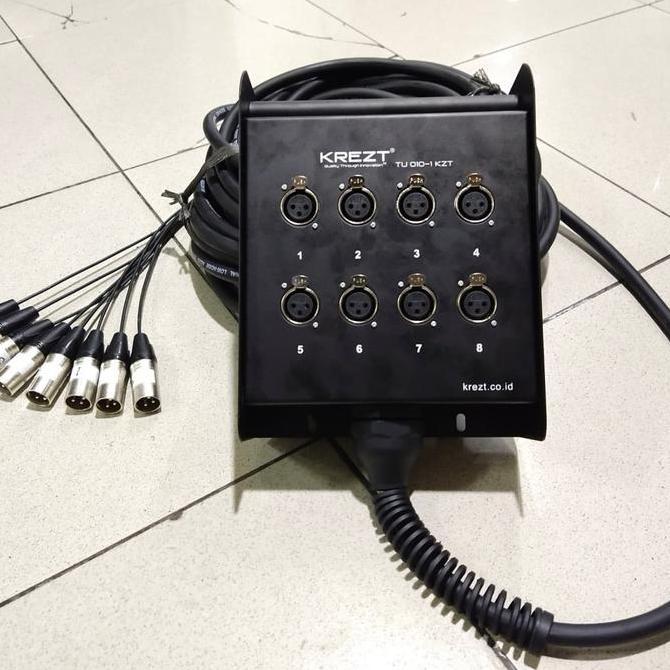 Snake Kabel 8 Channel Komplit + Stage Box KREZT 25 Meter