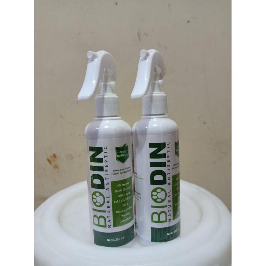 Biodin Spray Untuk Sapi 250ml Natural Obat PMK Sapi Ampuh Obat PMK Kambing