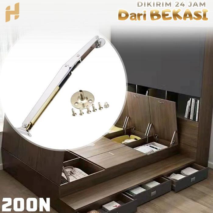 Engsel Hidrolik 200N Engsel Salon Tebal Hidrolik Engsel Salon Jendela Engsel Lipat Sikutan