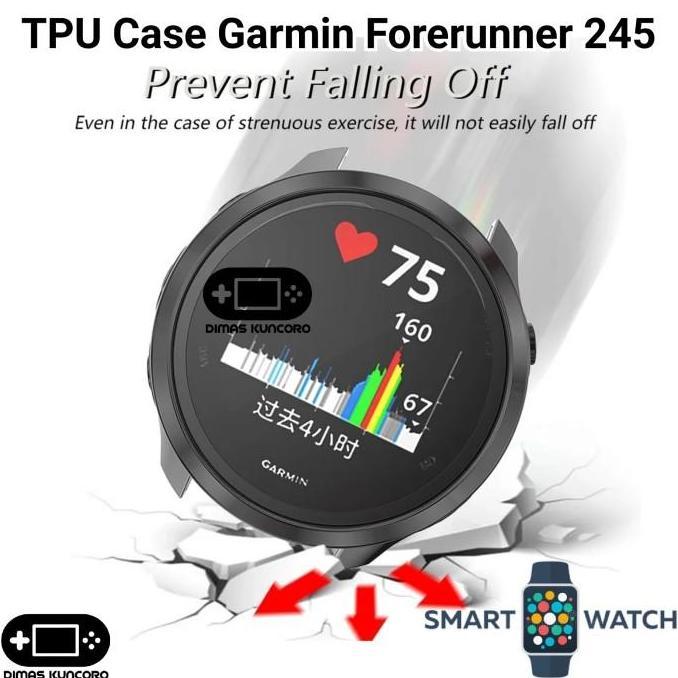 TPU Case Garmin Forerunner 245 silicone silicon casing music fr fr245