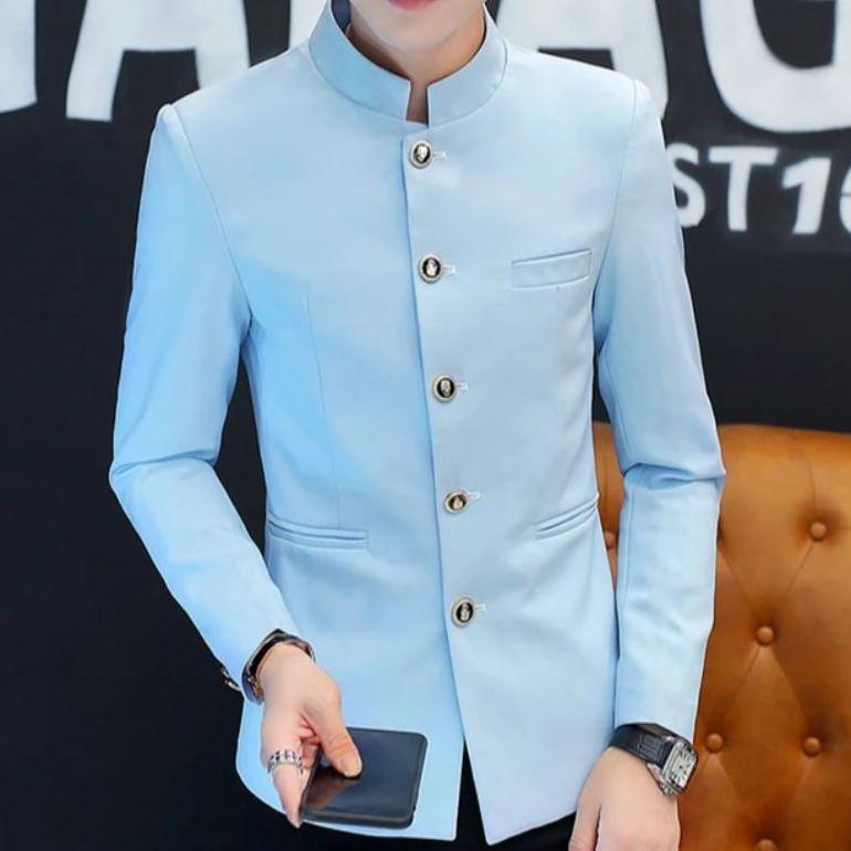 Best Seller Setelan Jasko Pria Dewasa / Setelan Jas Mandarin / Setelan Baju Resepsi