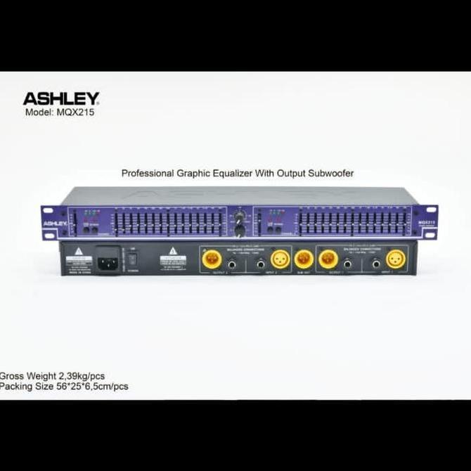 Equaliser Ashley MQX215 original ashley MQX 215