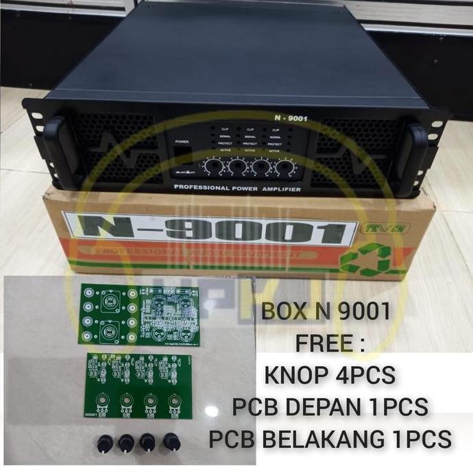 BOX POWER AMPLIFIER 4CH N 9001 Box power amplifier 4 channel N9001