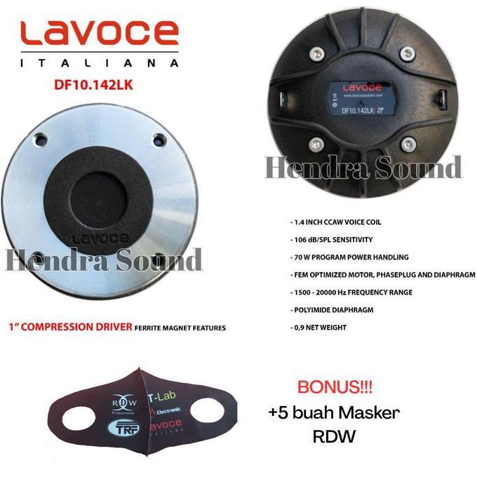 Tweeter LAVOCE DF10.142LK