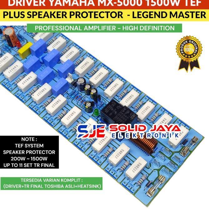 KIT PROFESIONAL DRIVER AMPLIFIER YAMAHA MX5000 1500W LEGEND MASTER