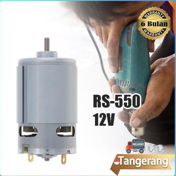 EXAMINER Rs550 DINAMO MOTOR 12v-18v 19500rpm Dinamo Mesin Cordless Drill Power Tool Diy