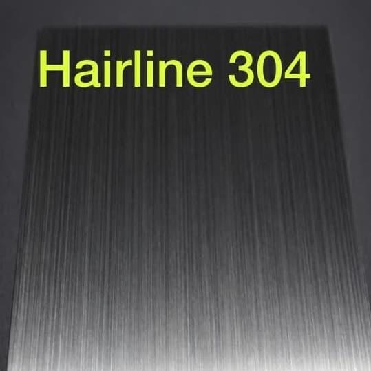 plat stainless 304 hairline 1.5mm