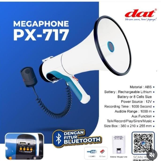 DAT MEGAPHONE PX-717 BLUETOOTH
