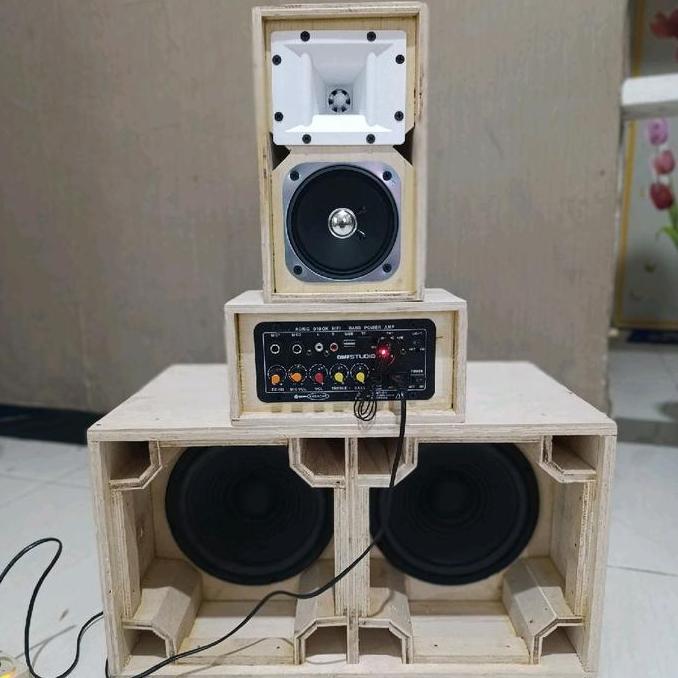 paket 8 inch planar sound miniatur siap bunyi ketebalan 12 mili bluetooth speaker speakers paketspea