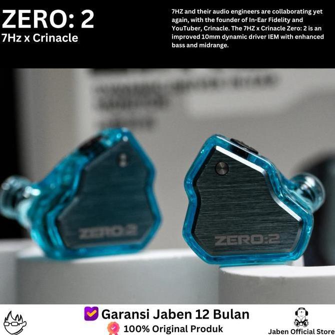 7Hz Crinacle Zero 2 IEM Brand New + Garansi 1 Tahun