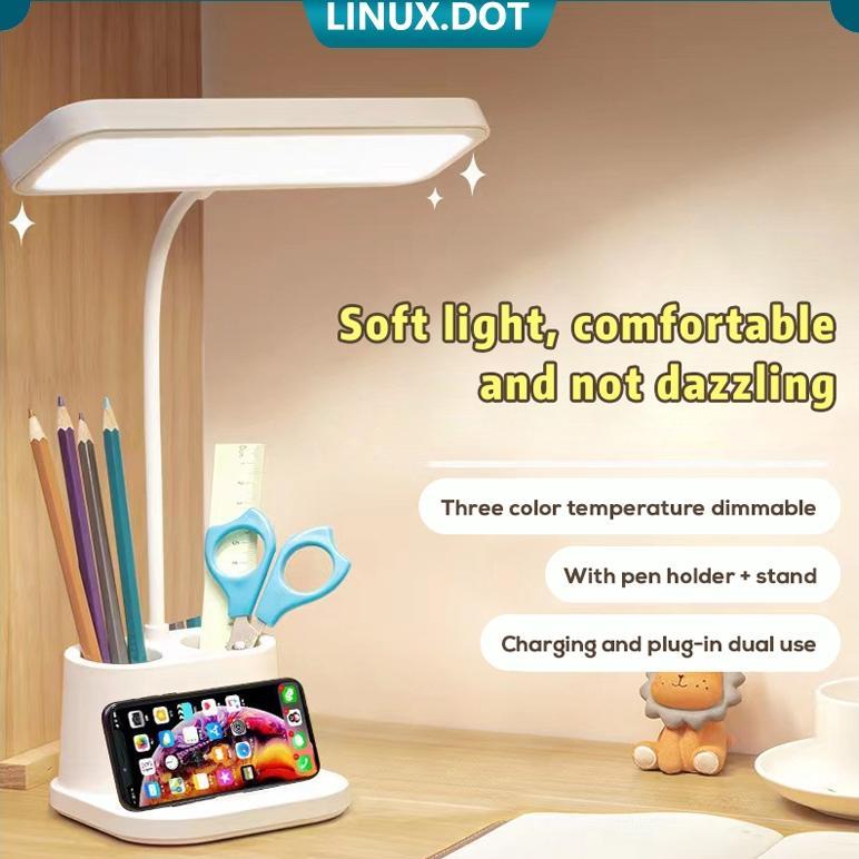 Lampu Meja Kecil Led Tanpa Kabel Untuk Rumah Kantor Lampu Baca Kontrol Led Lampu Meja Dapat Diredupk