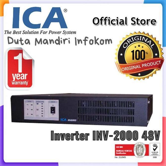 Ica Inverter Inv-2000 48V - 2000Va 1600W Rackmount Sinewave I Inv2000 I Garansi Resmi Ica Indonesia