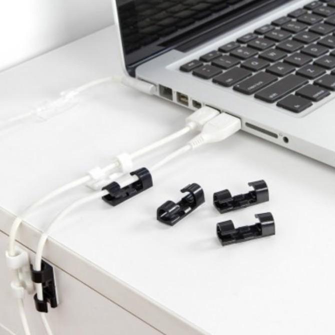 Mini Cord Organizer Magic Clamp klip kabel cable holder 20 pcs HT