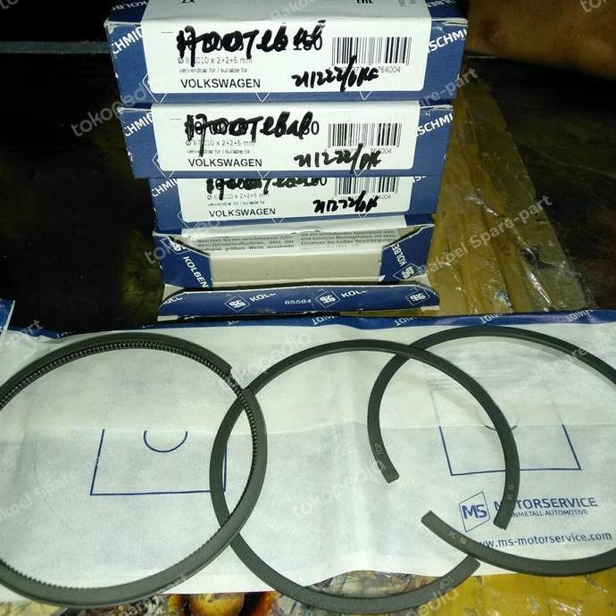 ring seher/piston vw kodok/kombi 1700 cc tebal merk ks germany