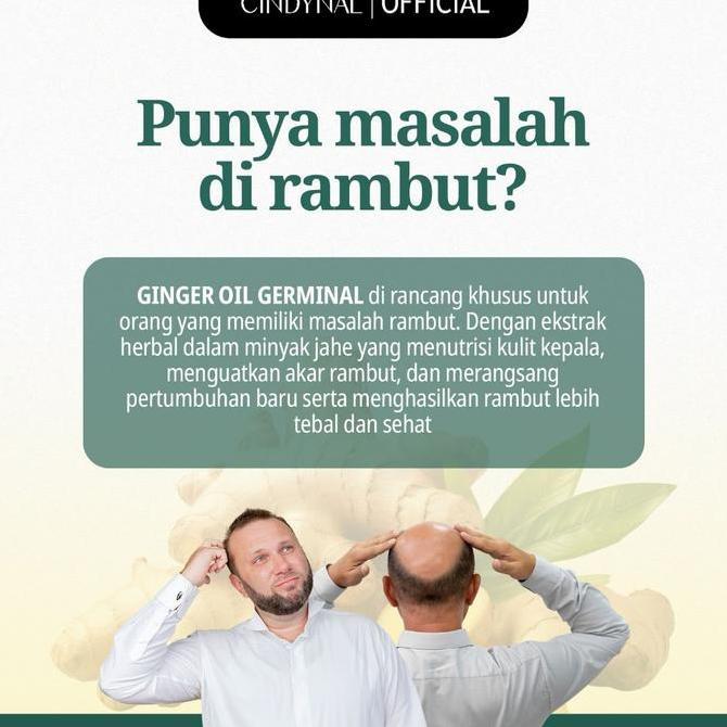 Hair- King Of Ginger 30 Ml - Serum Penumbuh Rambut Atasi Masalah Rambut