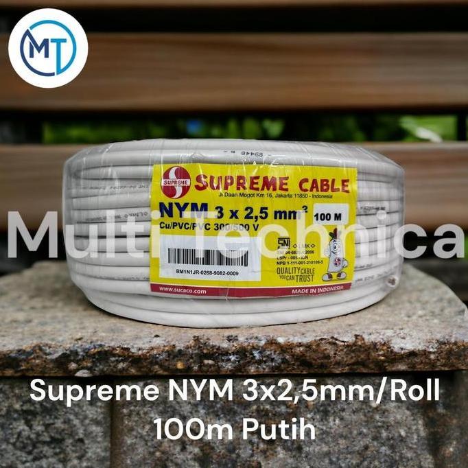 Promo KABEL SUPREME NYM 3x2.5mm/ NYM 3 x 2.5mm/ NYM 3x2,5mm/ NYM 3 x 2,5mm Diskon